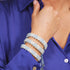 Ultramarine x Porcelain | Lumos Ceramic | Vitality Macrame Bracelet